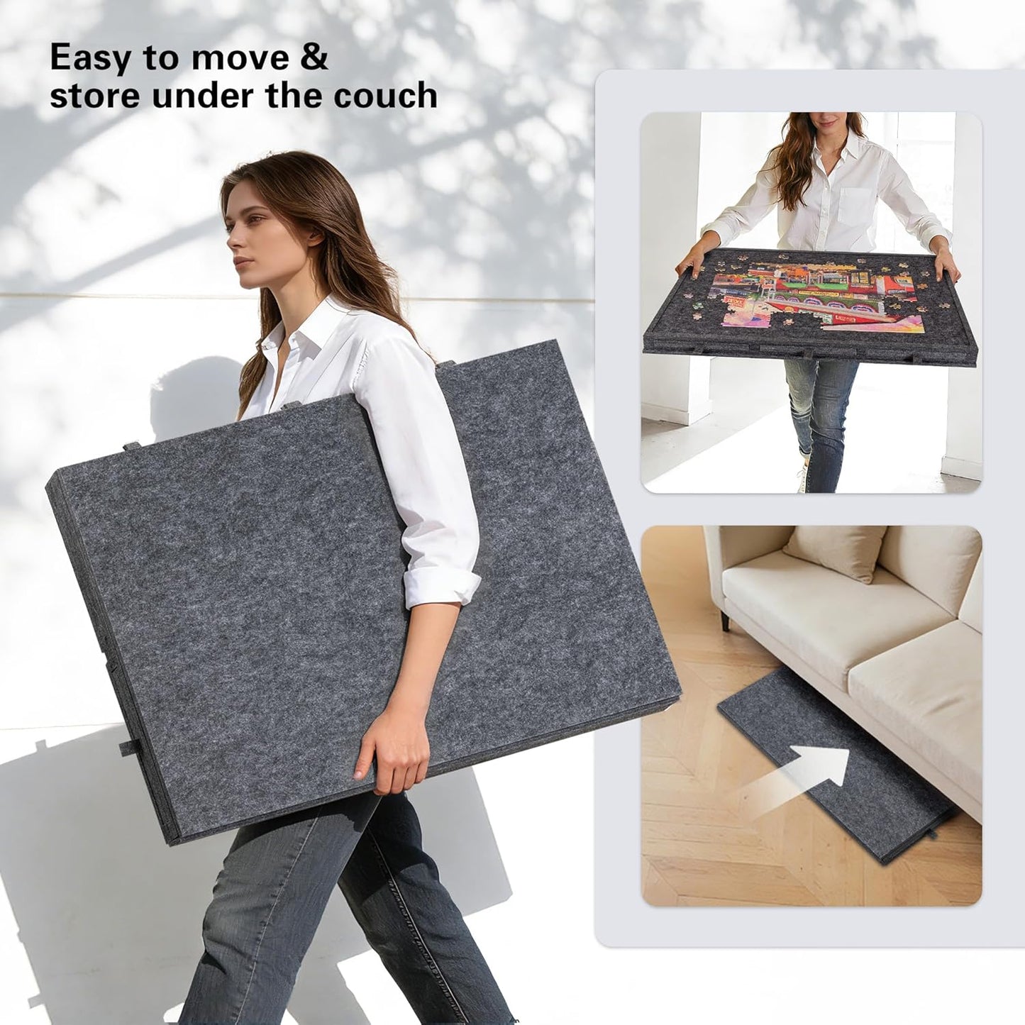 PuzzleDock™ I 2-in-1 Portable Puzzle Board