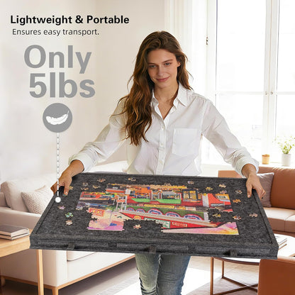 PuzzleDock™ I 2-in-1 Portable Puzzle Board