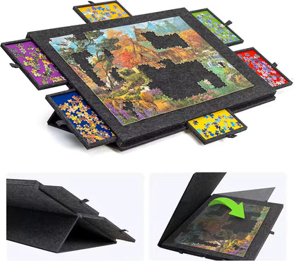 PuzzleDock™ I 2-in-1 Portable Puzzle Board