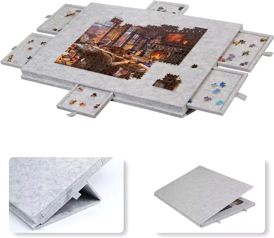 PuzzleDock™ I 2-in-1 Portable Puzzle Board