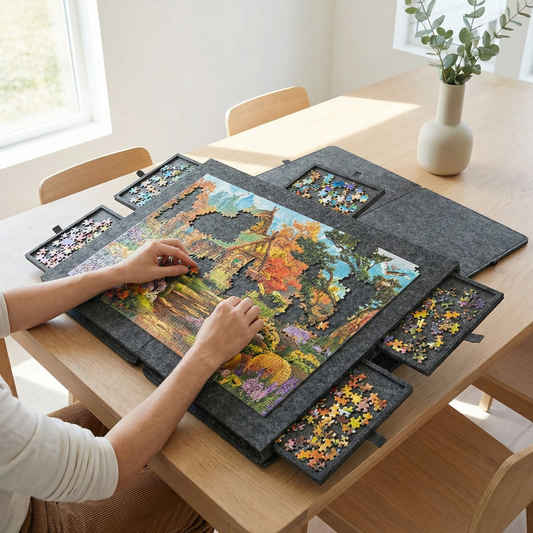 PuzzleDock™ I 2-in-1 Portable Puzzle Board